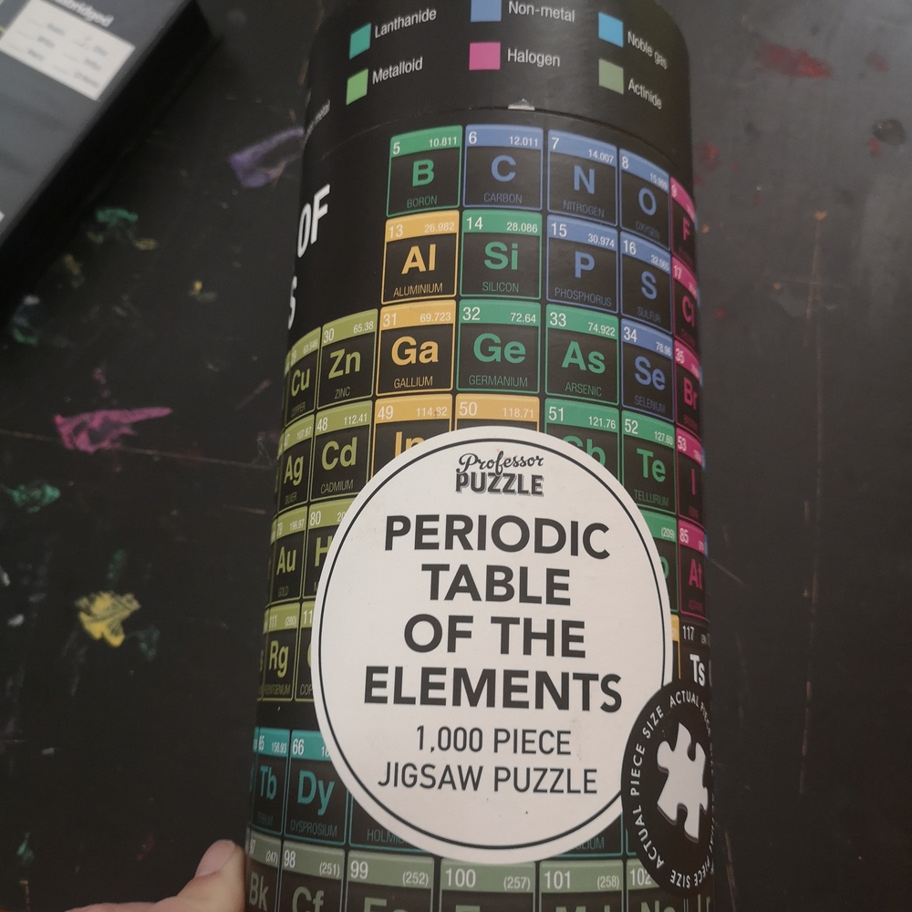 Periodic Table Jigsaw Puzzle - 1000 Pieces